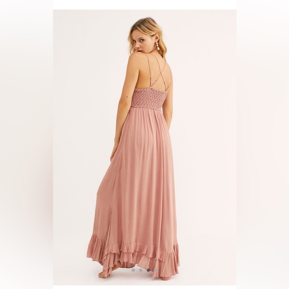 ❤️FP One Adella Maxi Slip Dress, in Rose - Picture 2 of 4